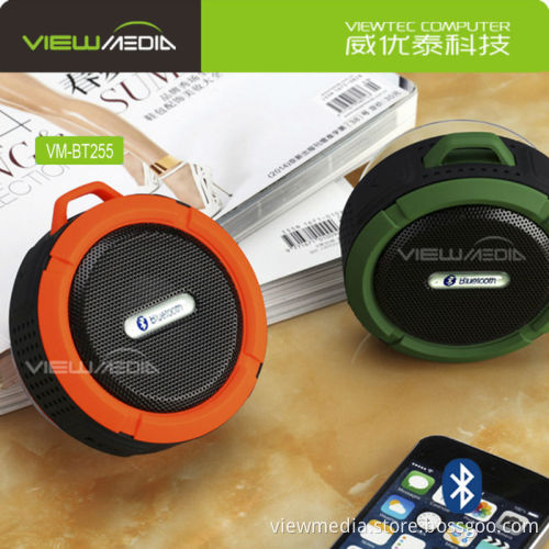 2016 VM-BT255 mini camera len super bas universal bluetooth speaker wireless WITH SPORT HOOK